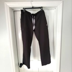 FIGS Yola Petite Scrub Pants Black